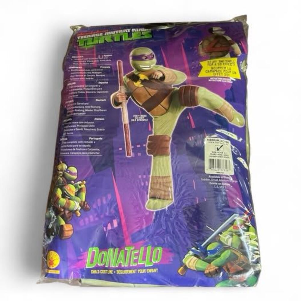 Teenage Mutant Ninja Turtles Donatello Child Halloween Costume Medium 8-10 5-7 Y